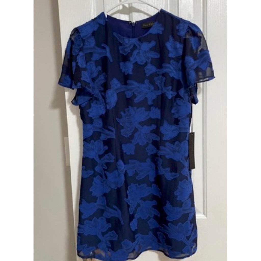 House Of Harlow 1960 Blue Lace Mini Dress Size M